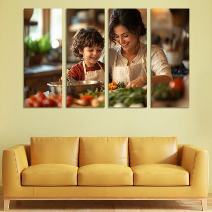 The Heart Of Home A Mothers Unconditional Love Canvas Paintings Frame