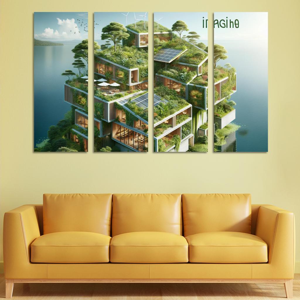 Symbiotic Architecture Custom Paintings Frame