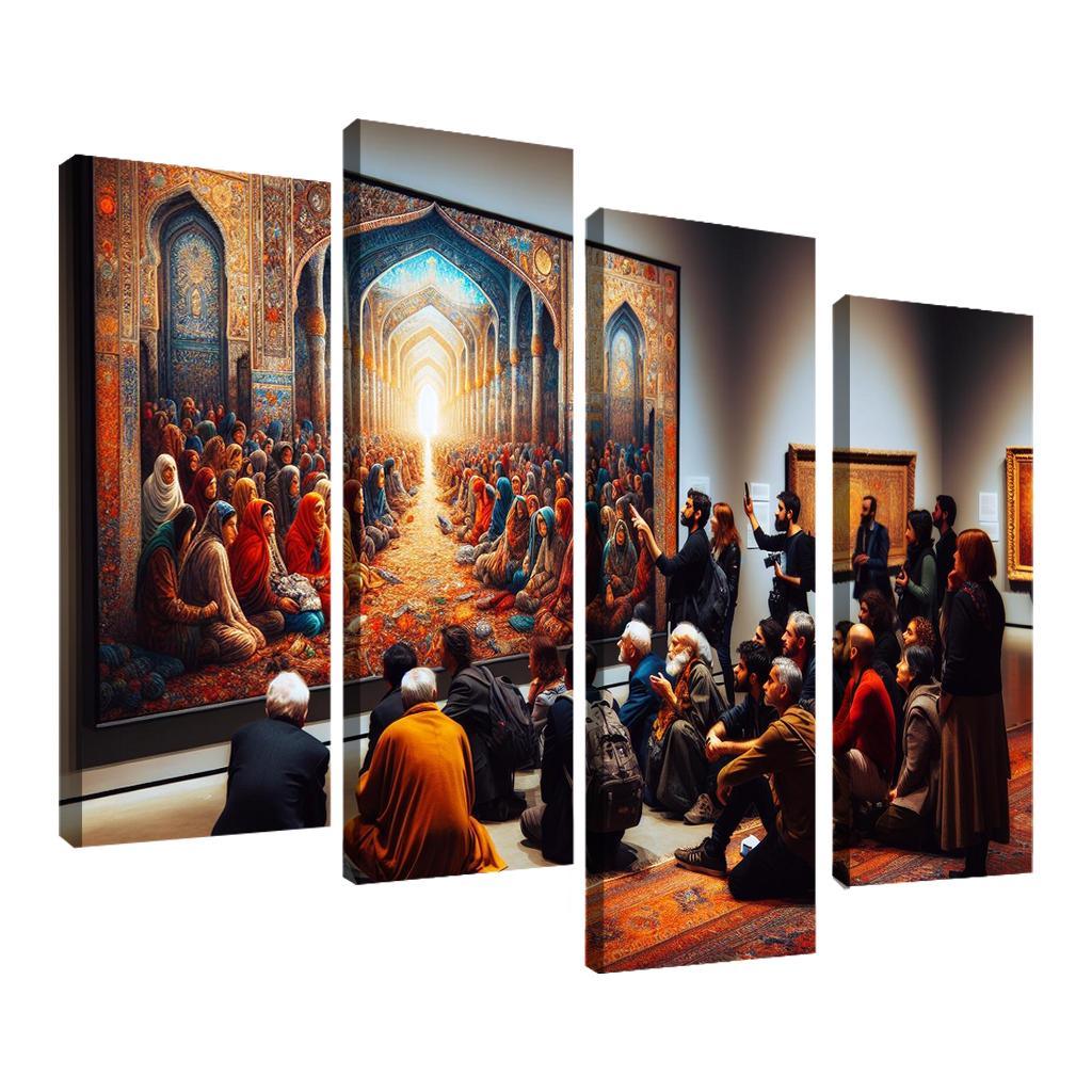 Threads Of Solidarity Art On Global Refugees Framed Paintings