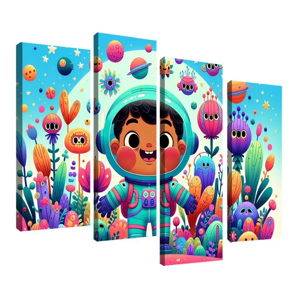 Brave Little Astronaut Premium Artwork Frames