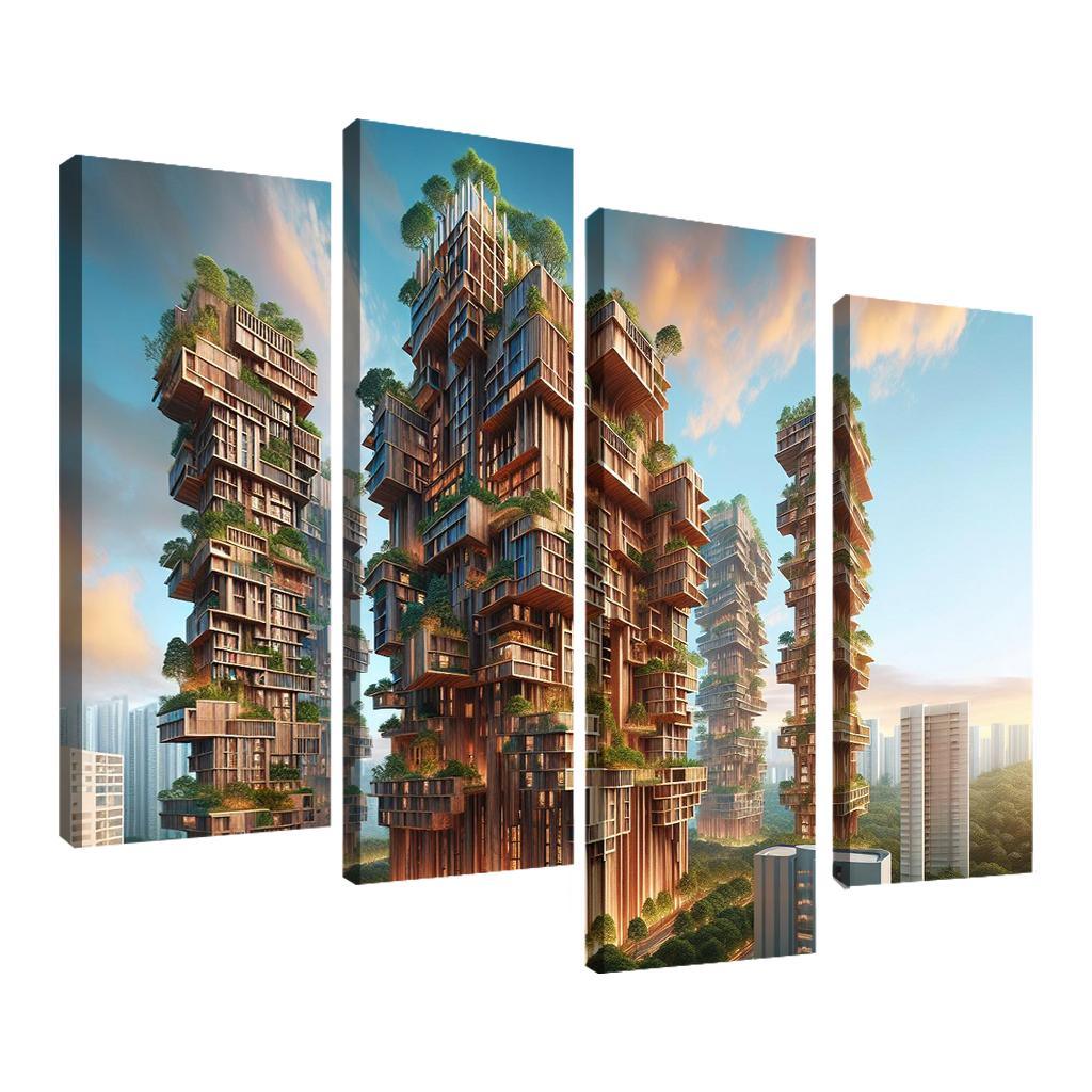 Timber Towers Custom Paintings Frame