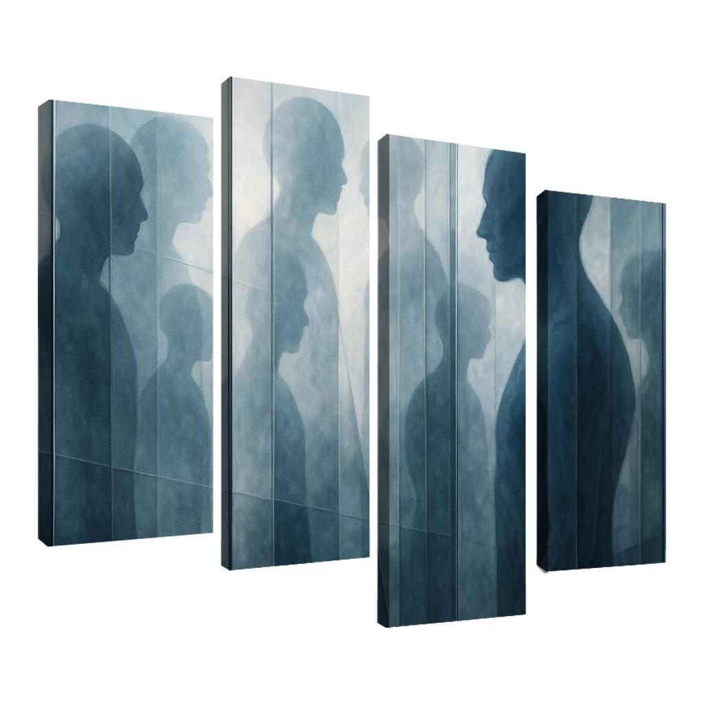 The Infinite Mirror Of Becoming Premium Artwork Frames