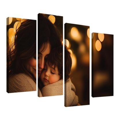 A Mothers Embrace The Comfort Of Love Canvas Paintings Frame