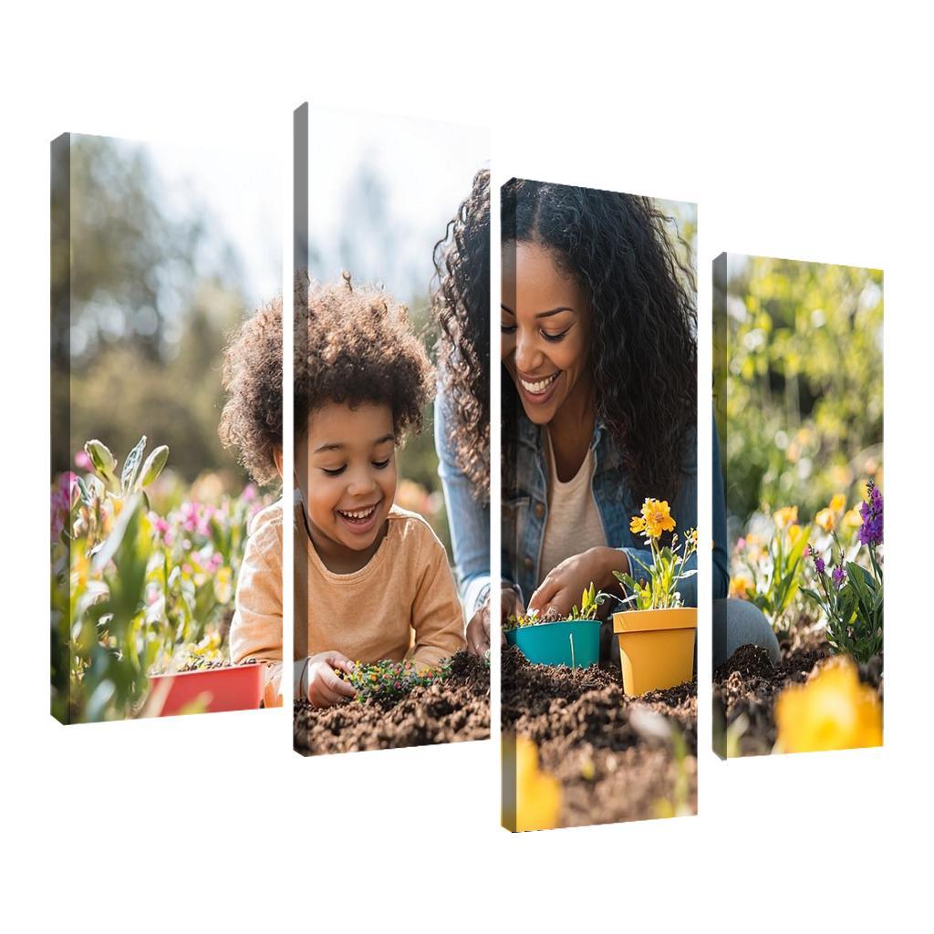 In Her Garden A Mother's Nurturing Spirit One-piece Frames