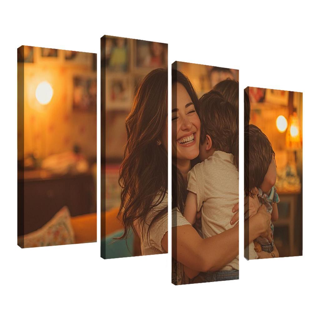 The Heart Of Family A Mothers Embrace Modern Paintings Frame