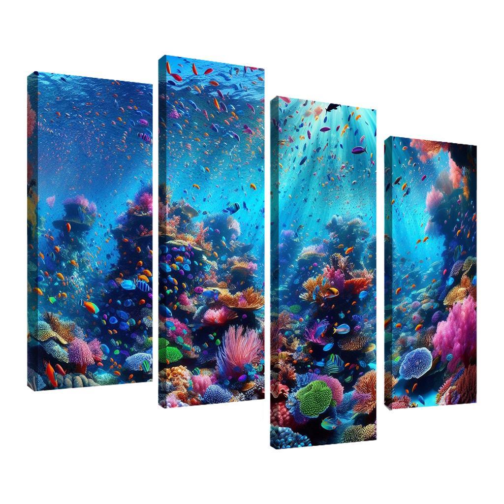 Coral Haven Underwater Wonderland Premium Artwork Frames