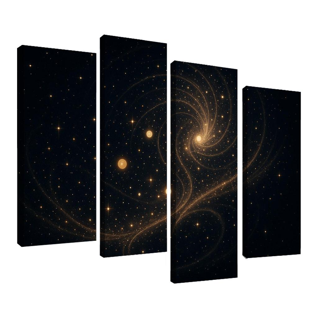 Celestial Dance Of Ideas Oil Paintings Frame