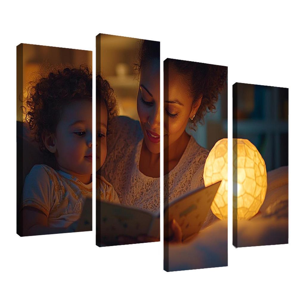 Guardian Angels A Mothers Everlasting Watch Canvas Paintings Frame