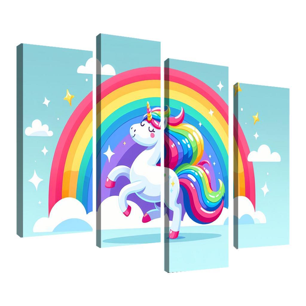 Magical Unicorn Modern Paintings Frame