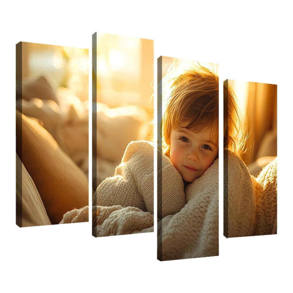 Whispers Of The Heart A Mothers Embrace Custom Paintings Frame
