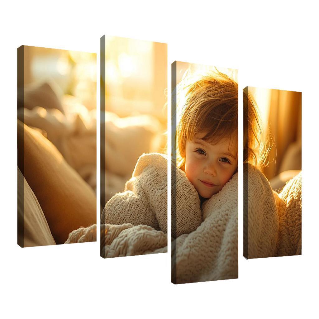 Whispers Of The Heart A Mothers Embrace Custom Paintings Frame