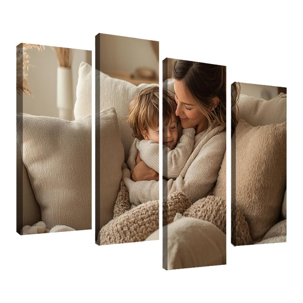 Cocoon Of Comfort A Mothers Safe Haven Custom Paintings Frame