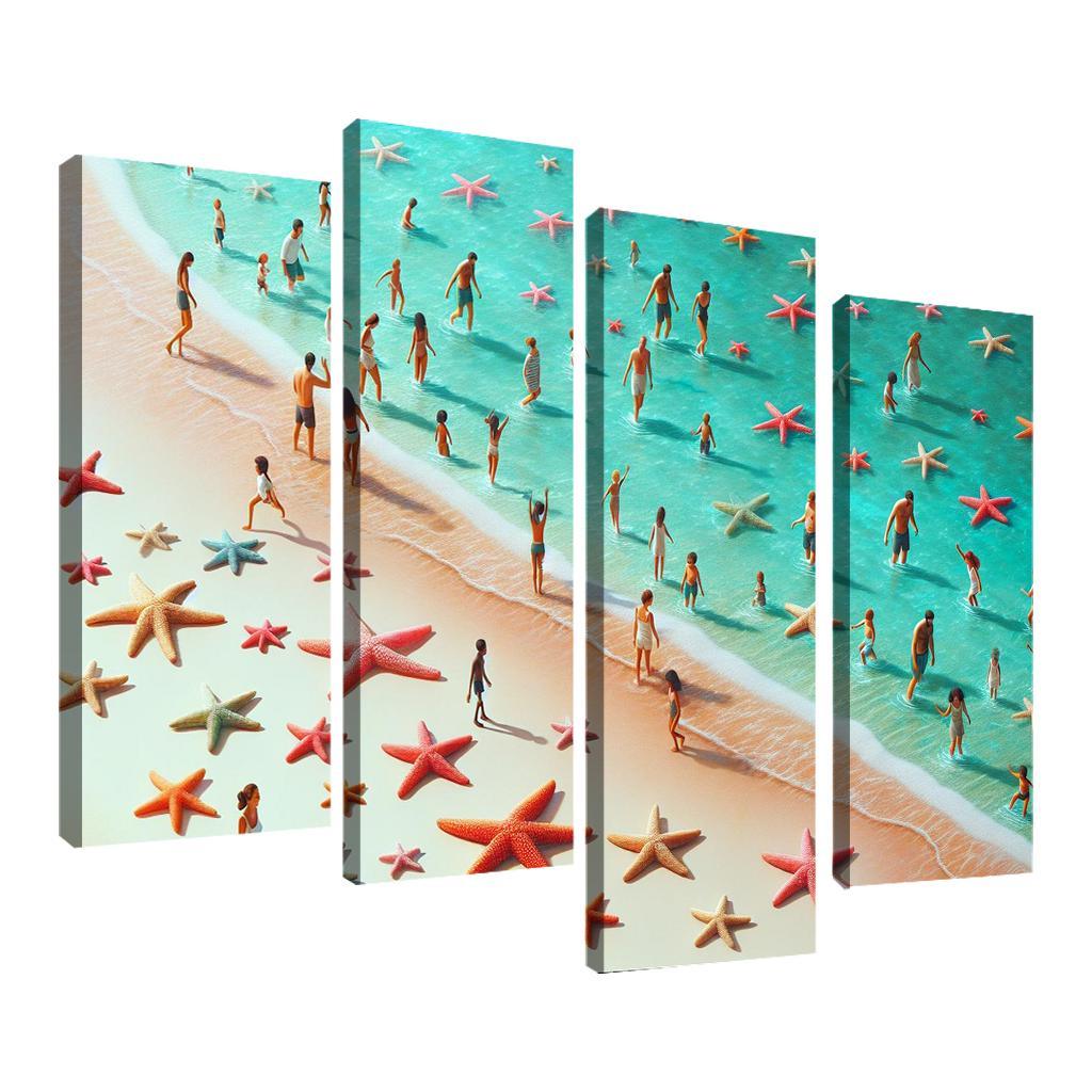 Starfish Lagoon Custom Paintings Frame