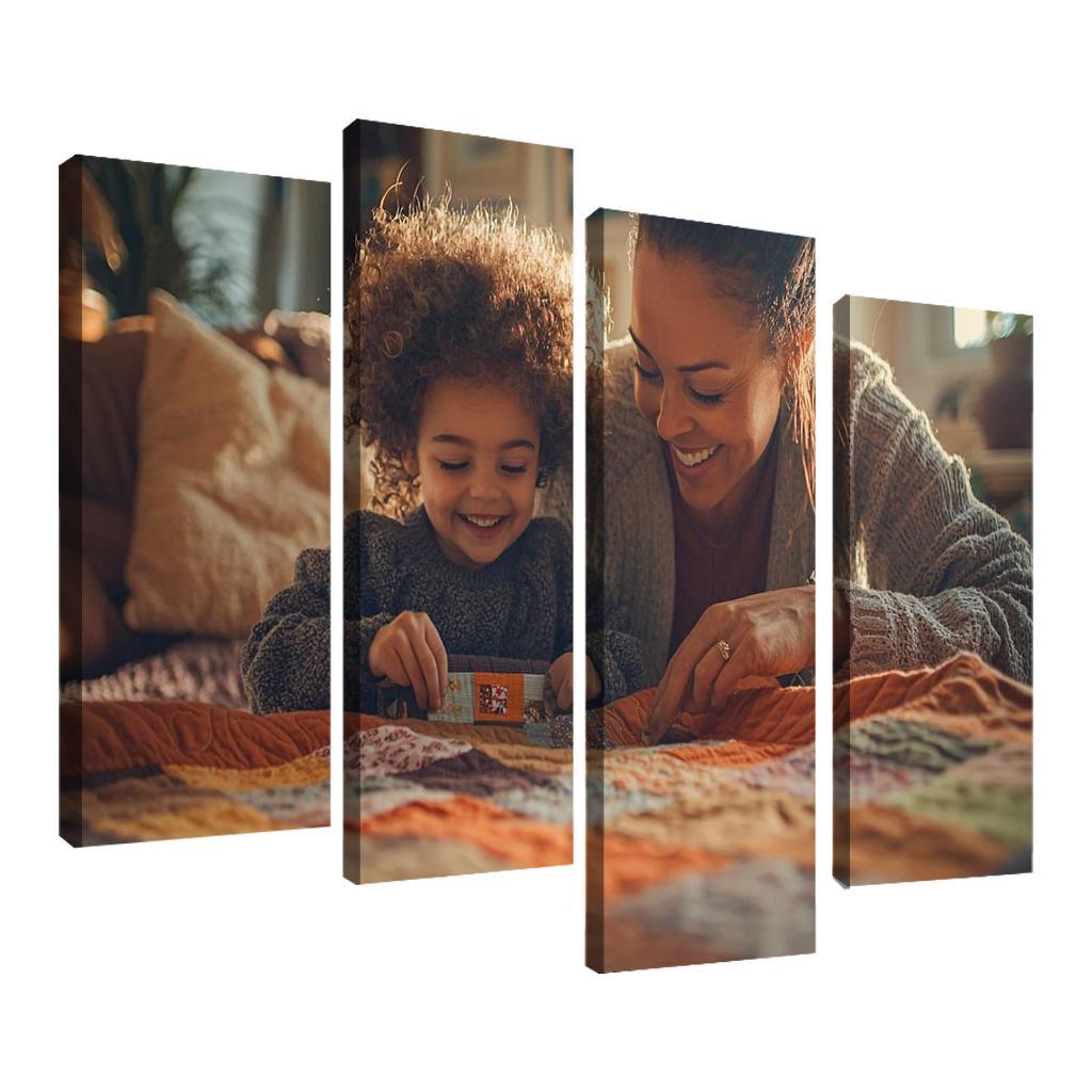 The Fabric Of Life A Mothers Threads Custom Paintings Frame