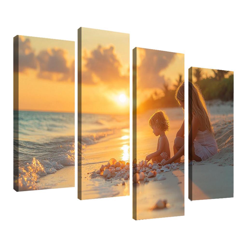 Seashells Of Love A Mothers Treasures Canvas Paintings Frame