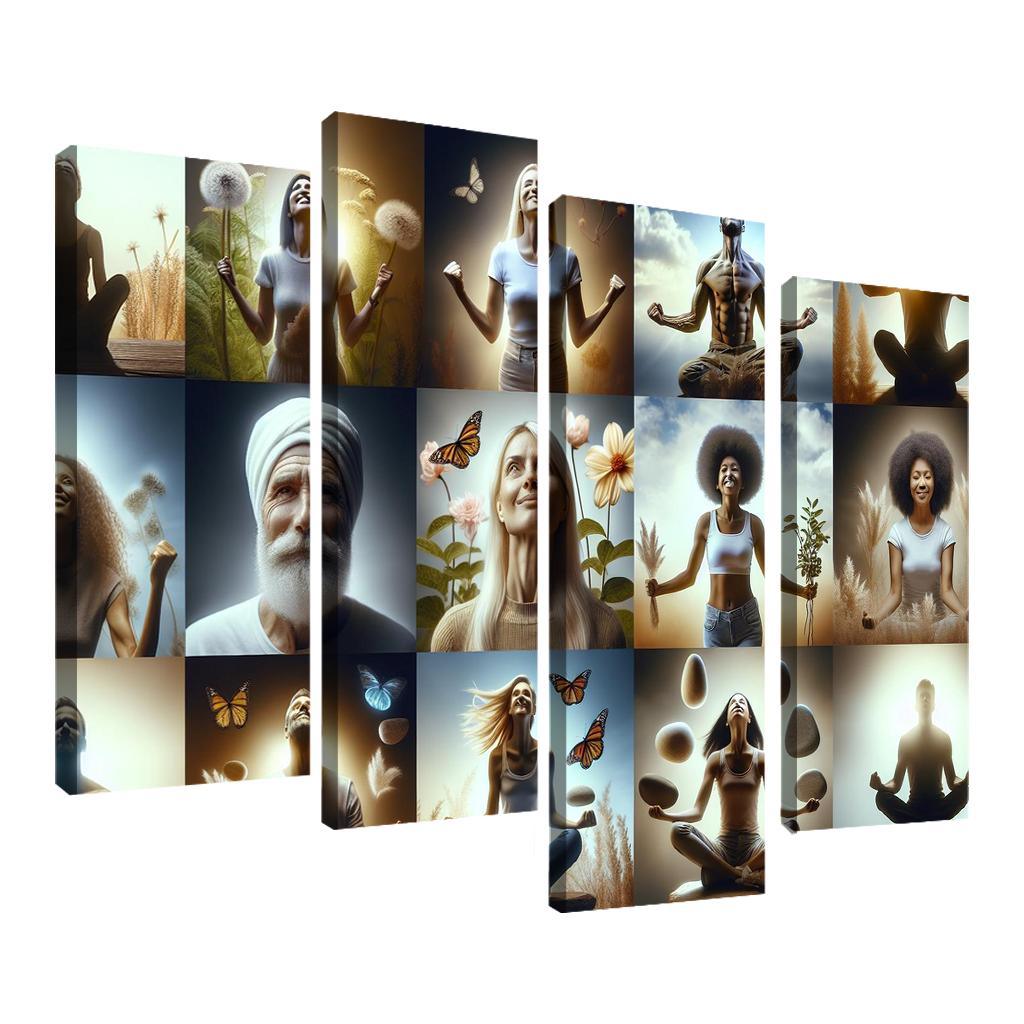 Resilience In The Face Of Adversity Stories Of Survivors Custom Paintings Frame