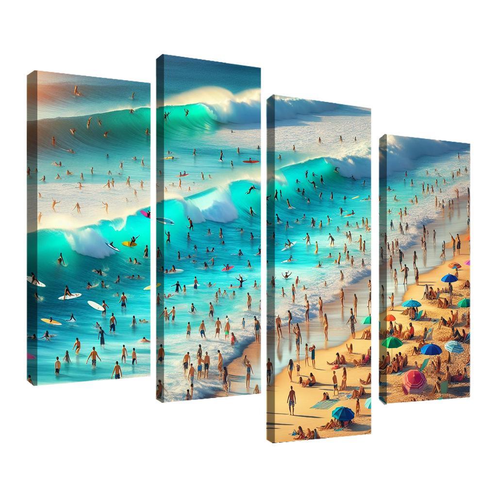 Blue Wave Oasis Adventure Awaits Art Trends