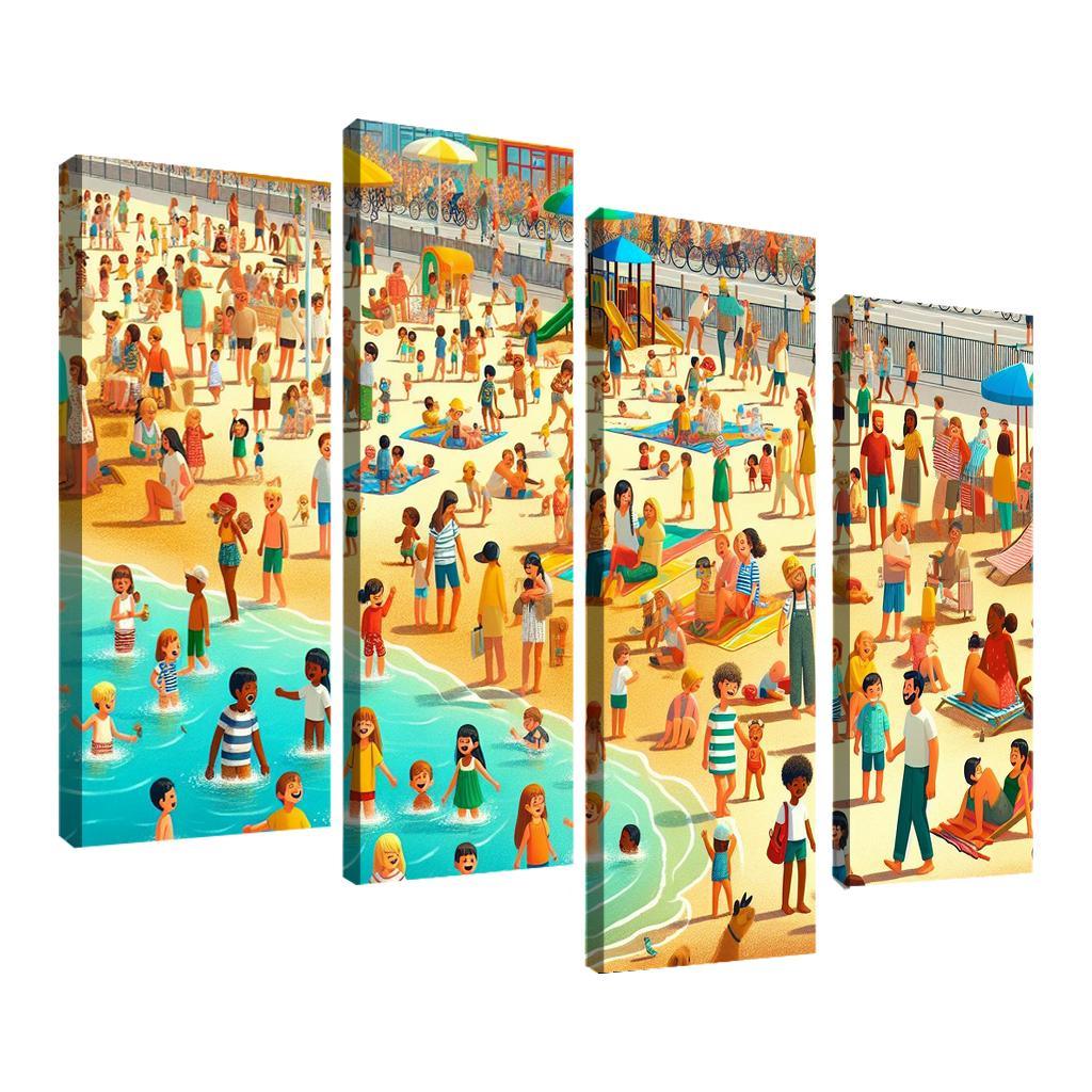 Sunshine Coast Family Fun And Activities Modern Paintings Frame