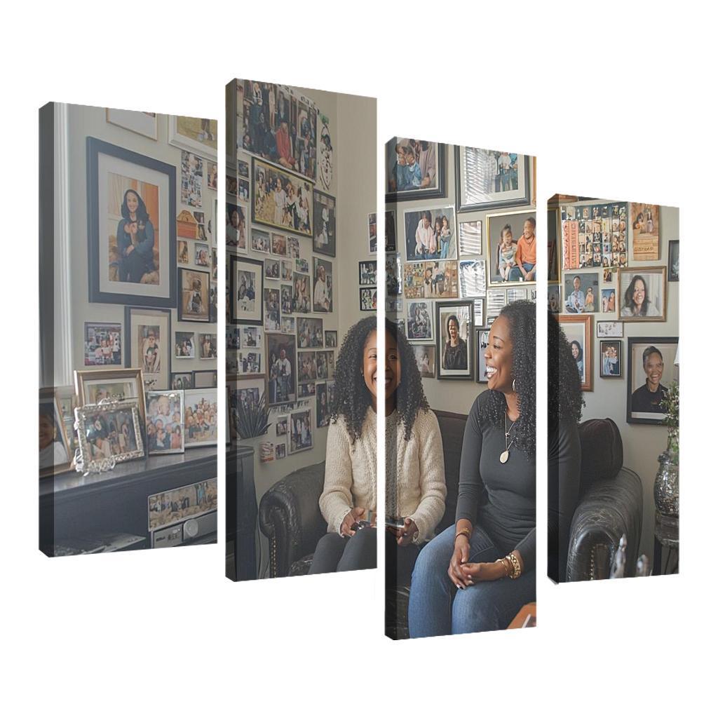 A Journey Through Time Memories Shared Custom Paintings Frame