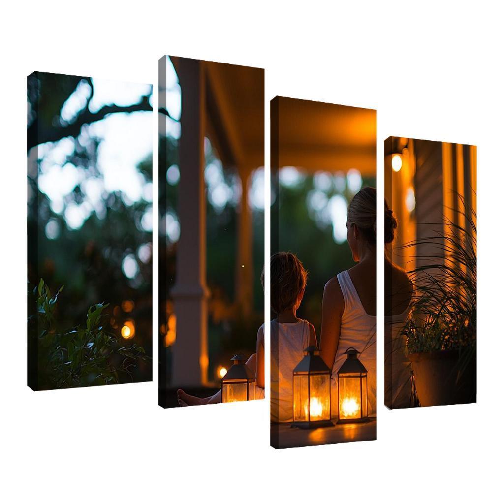 The Light Of Guidance A Mothers Wisdom Canvas Paintings Frame
