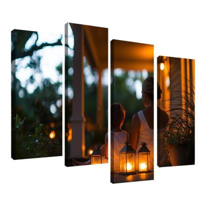 The Light Of Guidance A Mothers Wisdom Canvas Paintings Frame