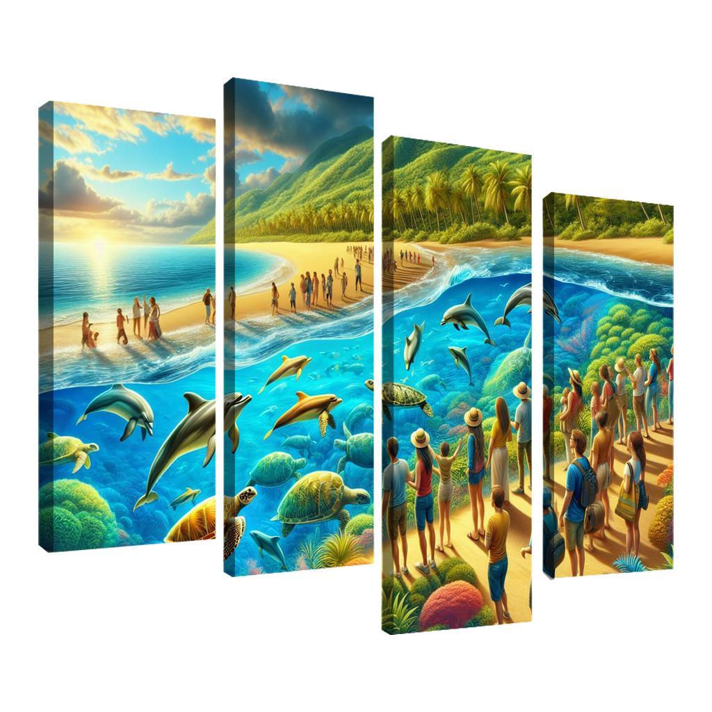Marine Oasis Wildlife Adventure Premium Artwork Frames
