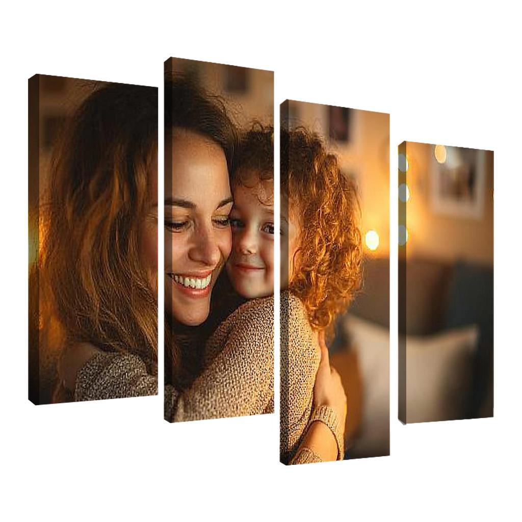 The Bond Of Love A Mothers Embrace Custom Paintings Frame