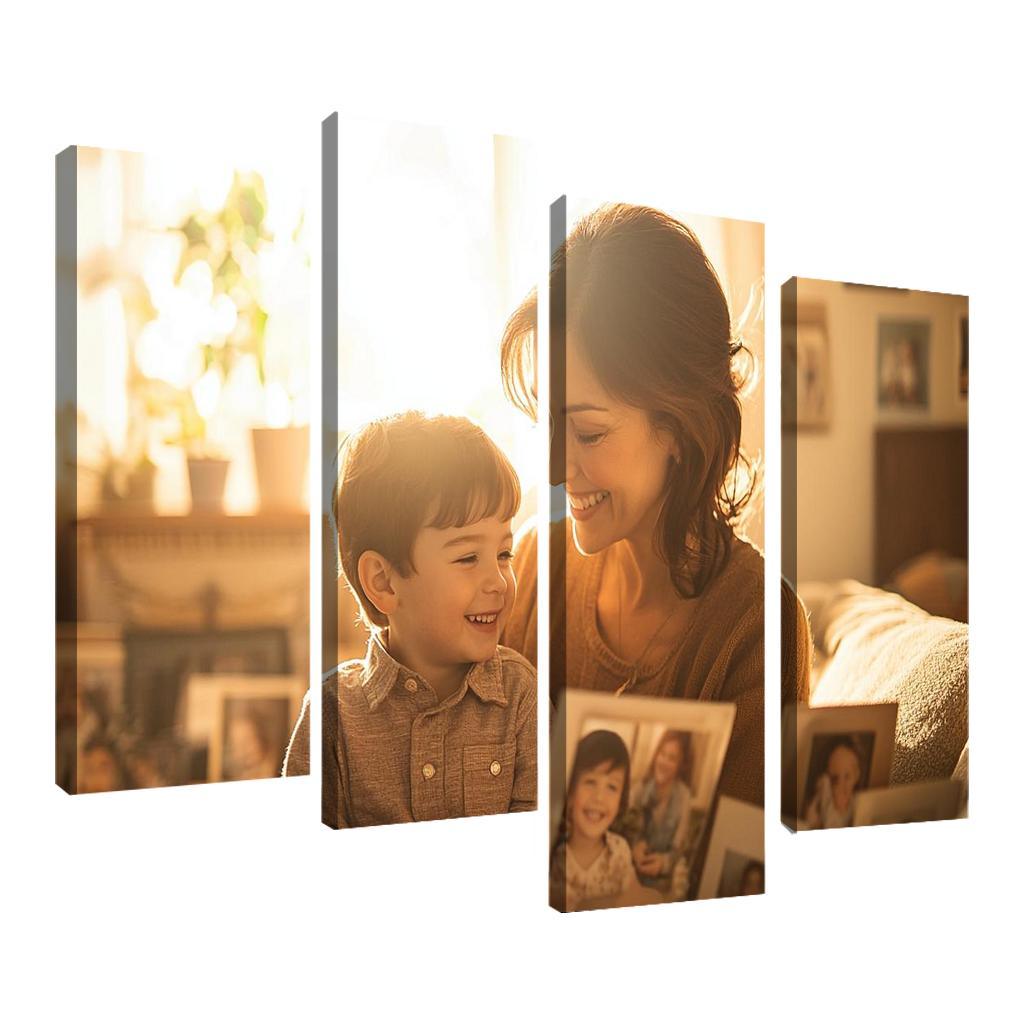 Moments In Time A Mother's Embrace Through The Years Canvas Paintings Frame