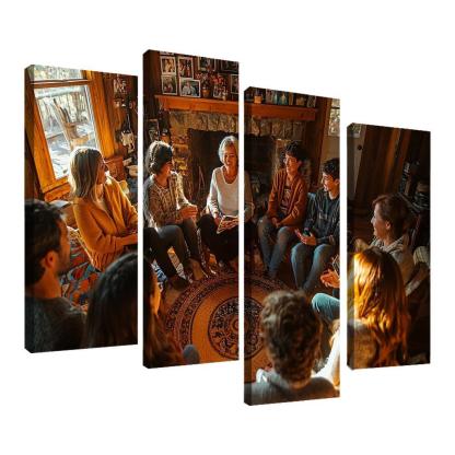 The Ties That Bind A Mothers Connection Canvas Paintings Frame