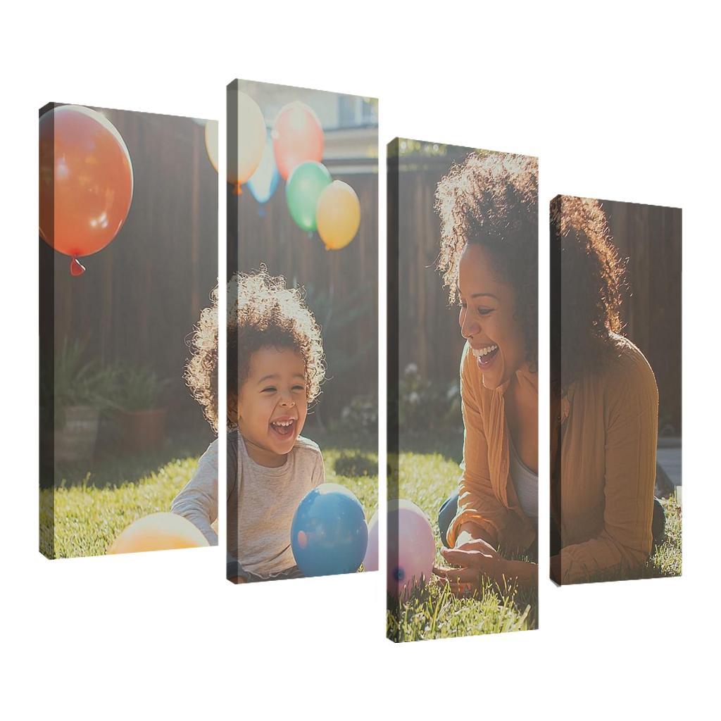 The Echo Of Her Laughter A Mothers Joy Canvas Paintings Frame