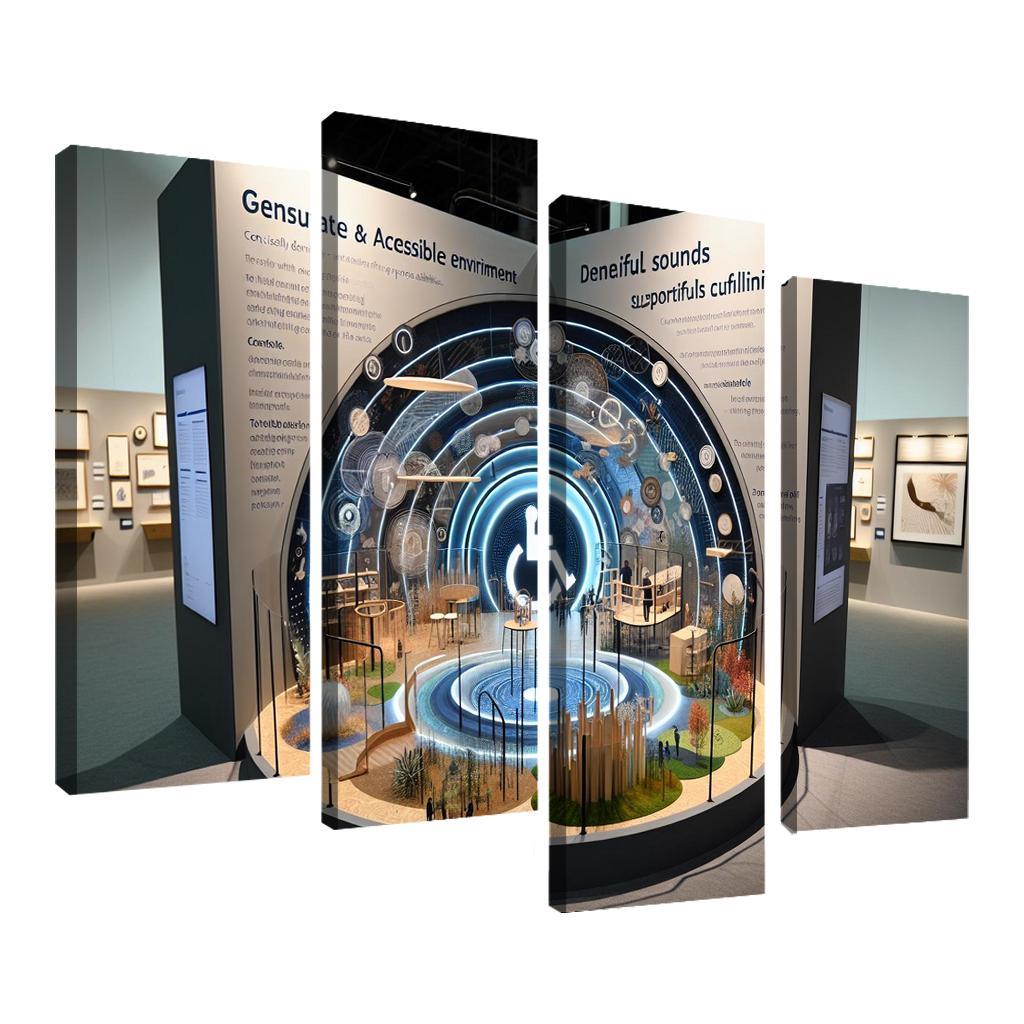 Breaking Barriers Advocacy For Accessibility And Inclusion Multi-panel Paintings