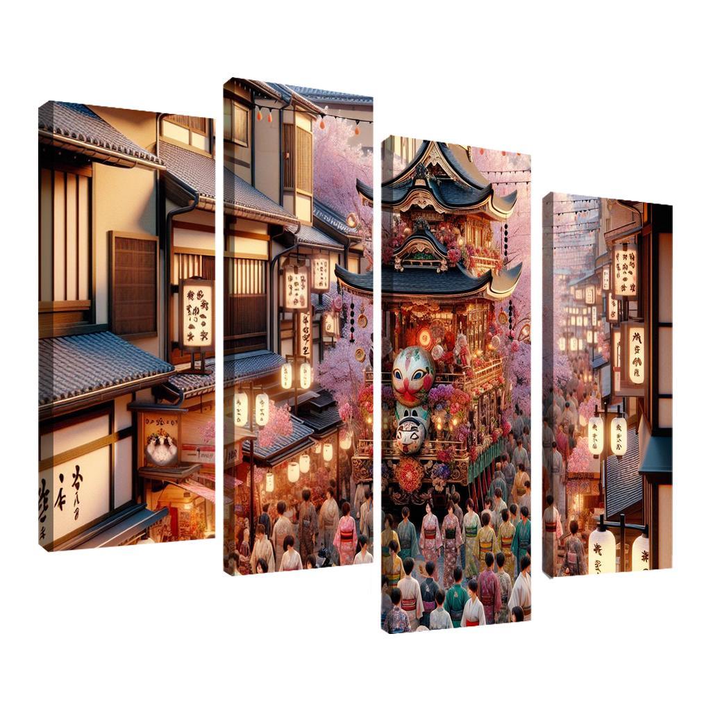 Gion Matsuri - Japan Modern Paintings Frame