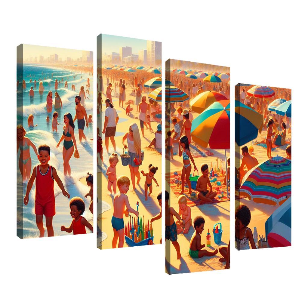 Gentle Bay Family Fun Zone Abstract Paintings Frame
