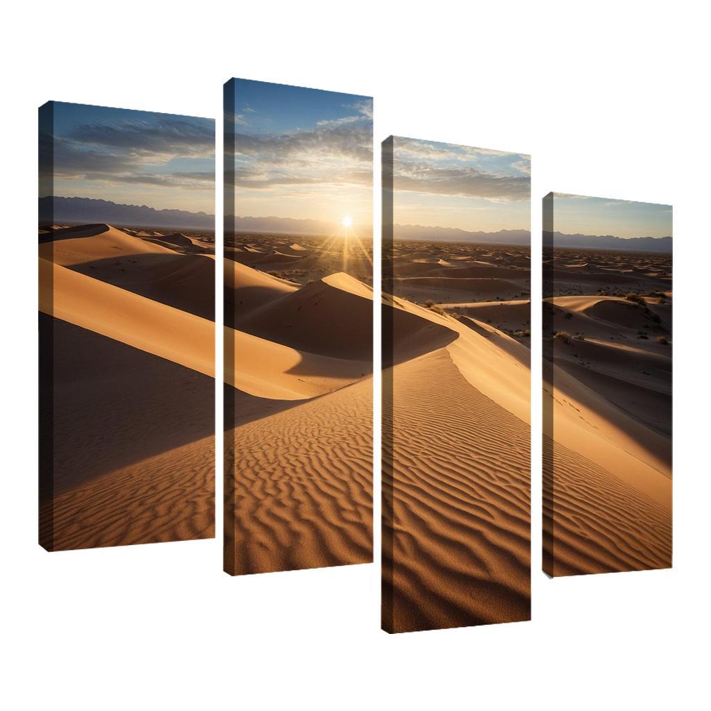 The Enigmatic Beauty Of Desert Landscapes Oil Paintings Frame