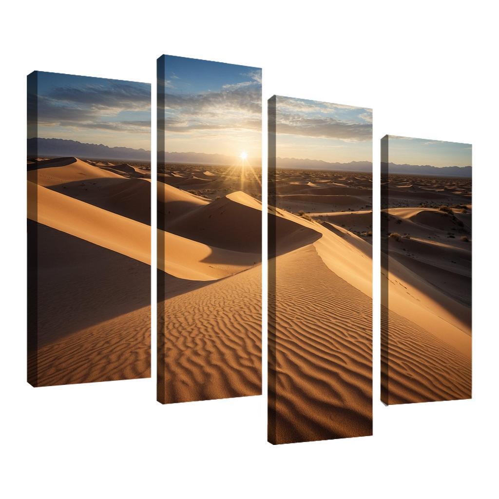 The Enigmatic Beauty Of Desert Landscapes Oil Paintings Frame