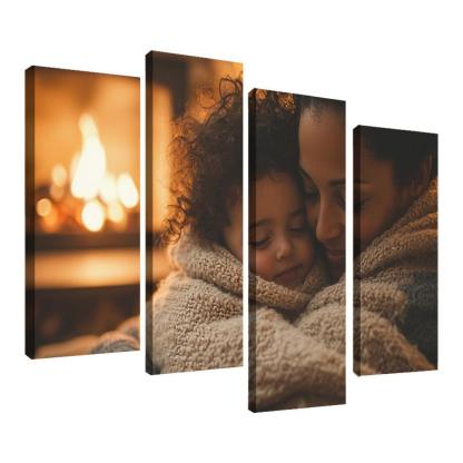 Cocooned In Love A Mothers Warmth Custom Paintings Frame