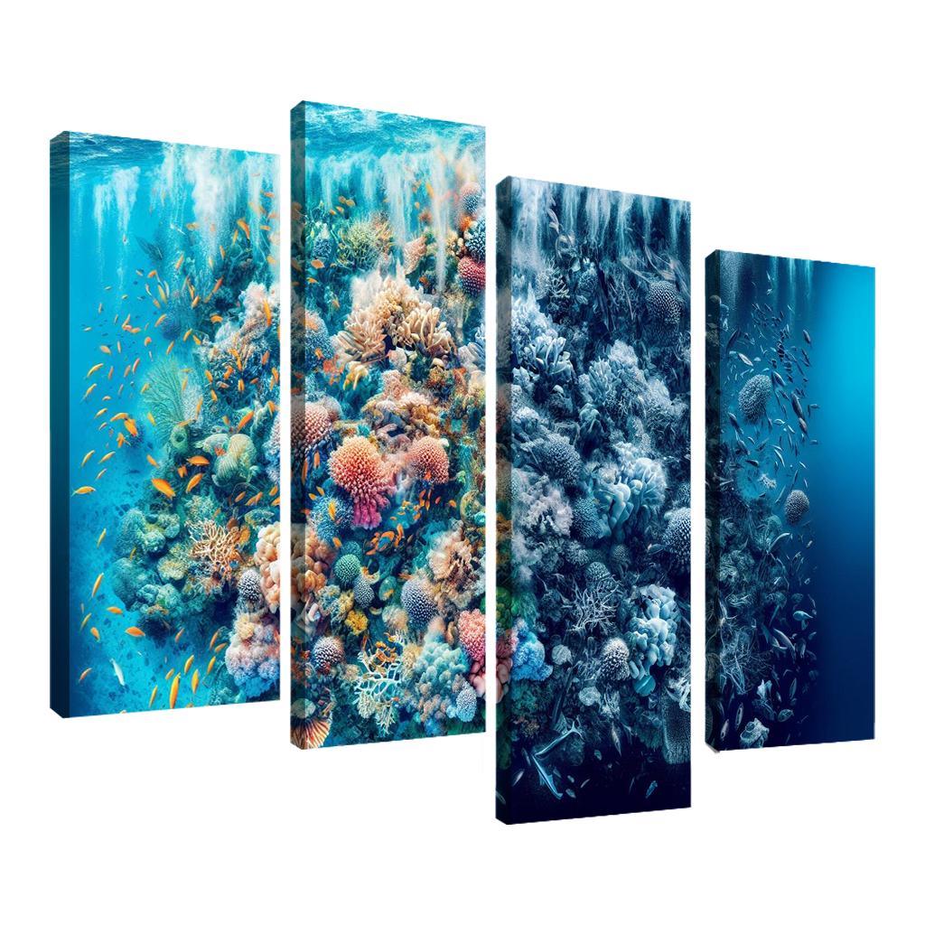 Ocean's Cry A Call To Protect Marine Life Custom Paintings Frame