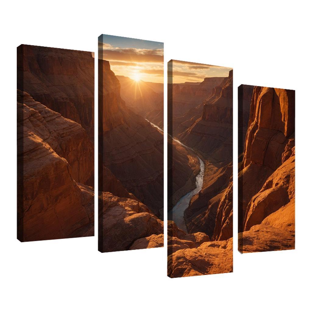 The Enigmatic Canyons Of Sunset Shadows Art Trends