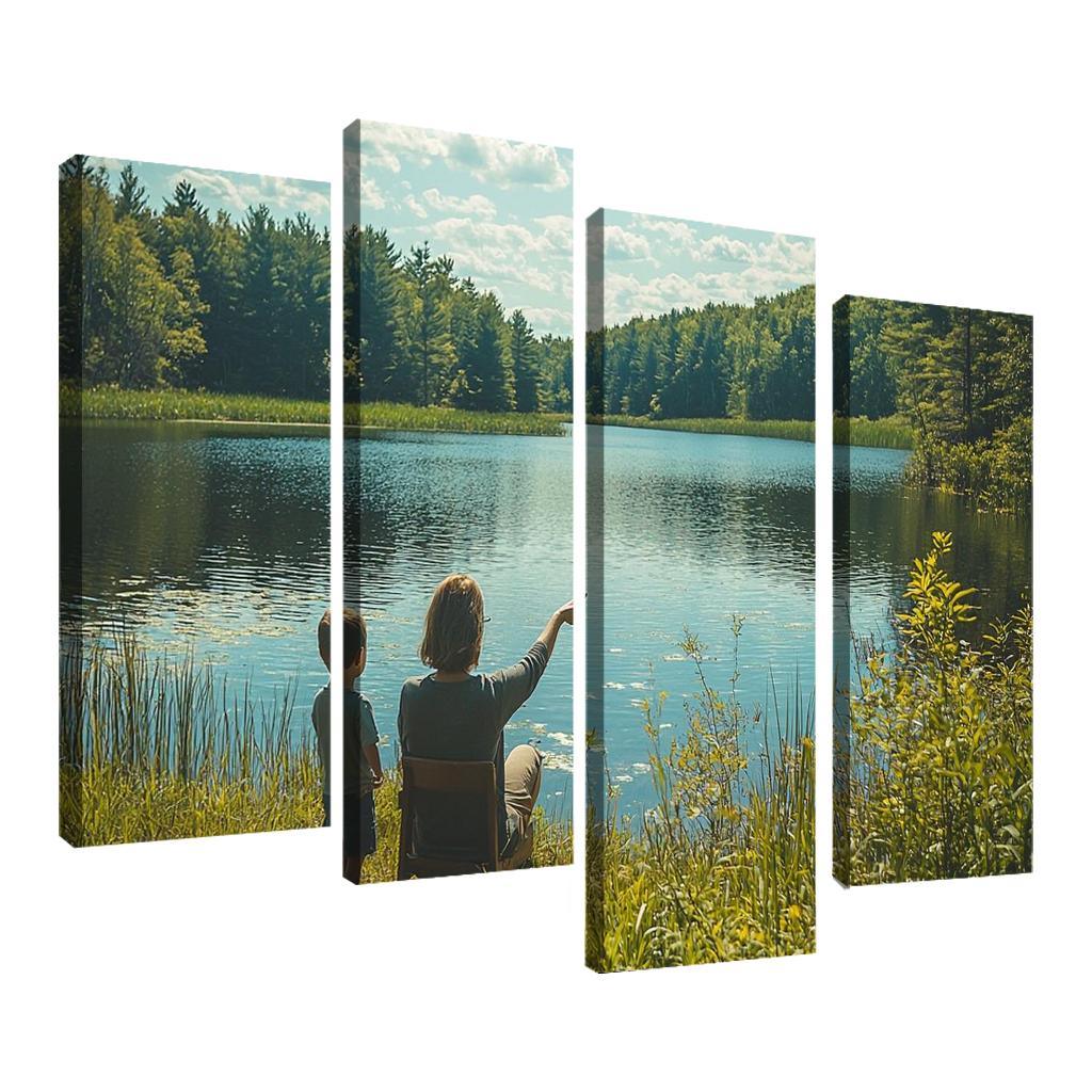 Navigating Life A Mothers Steady Compass Canvas Paintings Frame