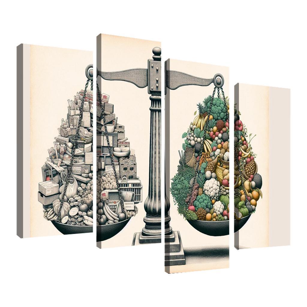 The Price Of Progress The Cost Of Consumerism Custom Paintings Frame