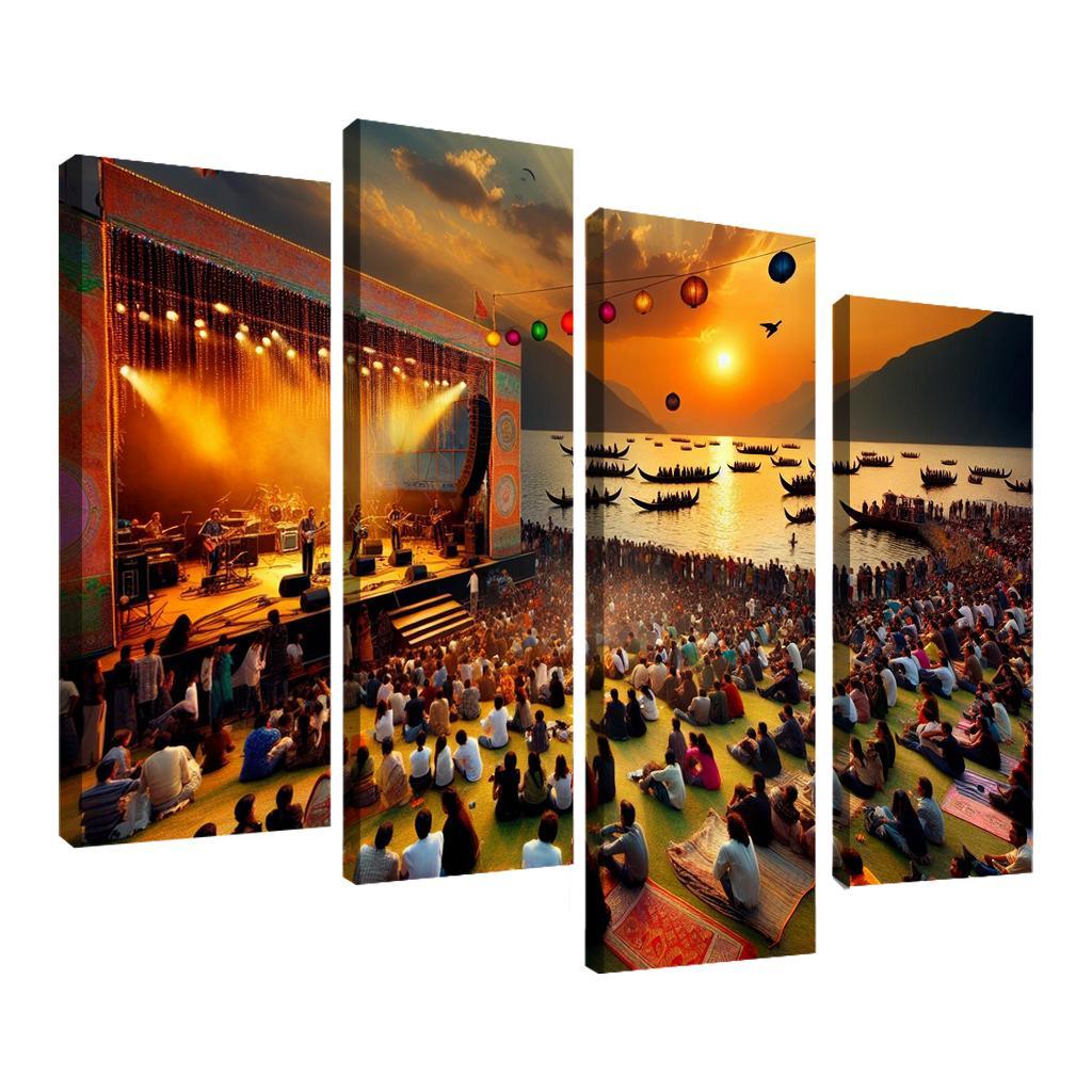 Montreux Jazz Festival - Switzerland Framed Paintings