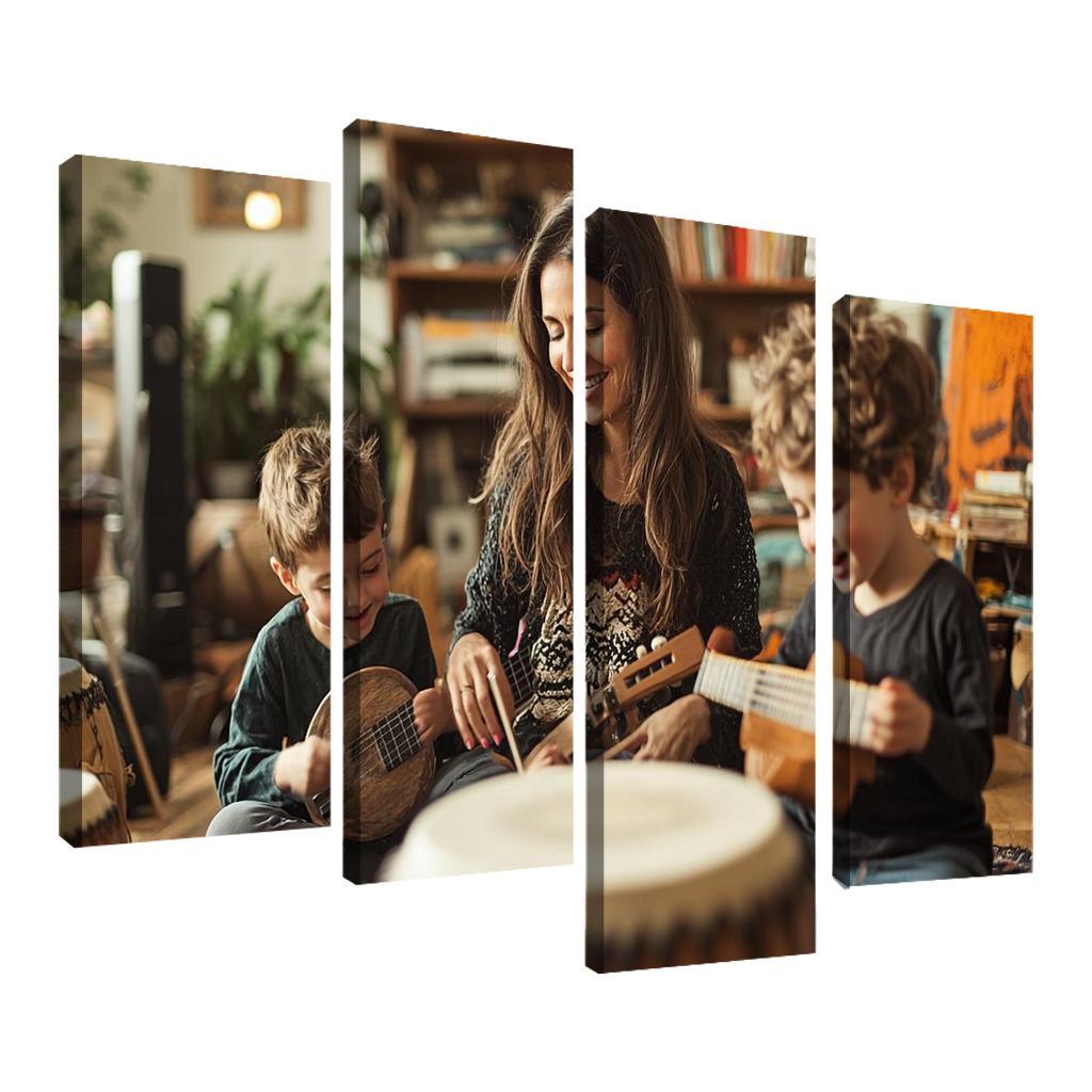 A Symphony Of Love A Mothers Melodies Canvas Paintings Frame