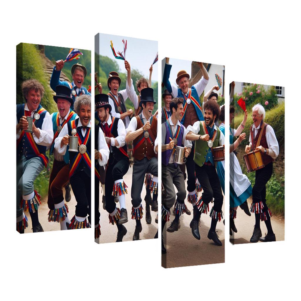 Morris Dance The Folk Tradition Of England Modern Paintings Frame