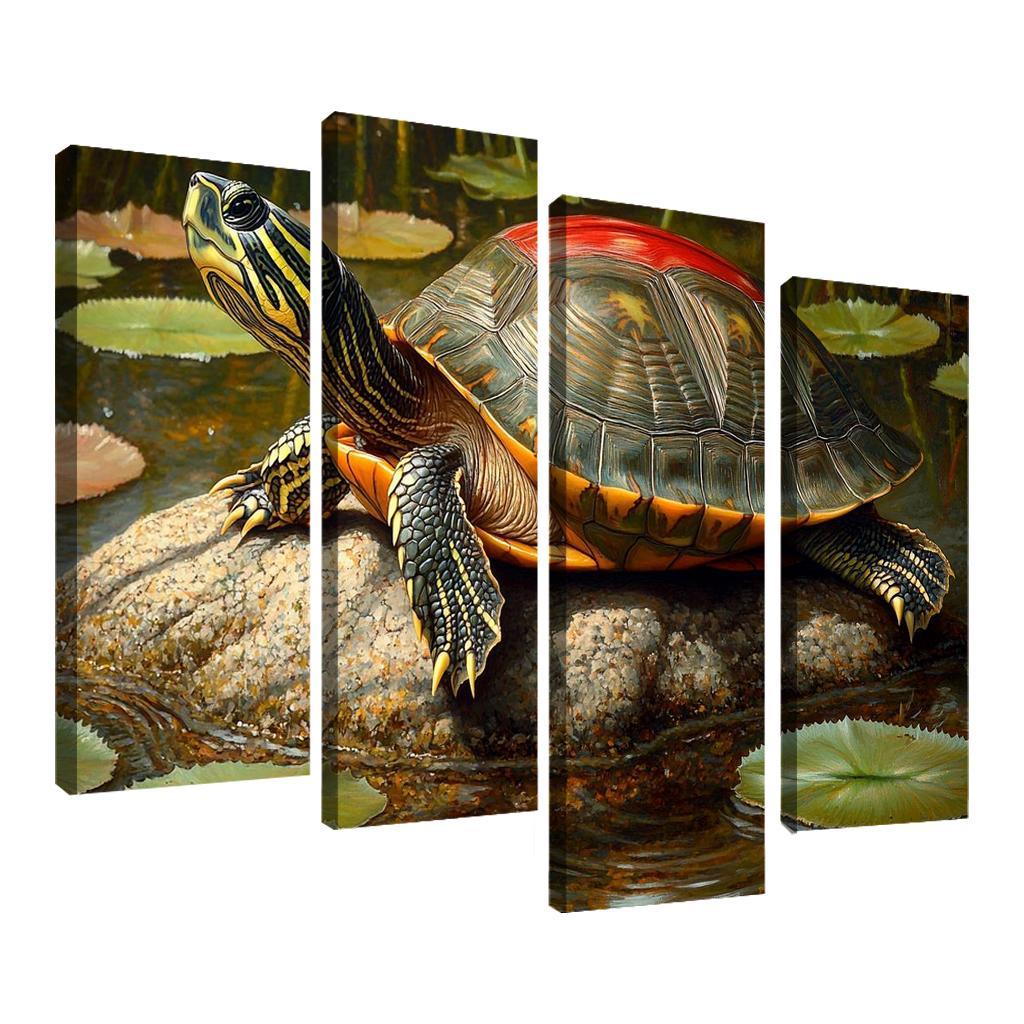 The Majestic Red-eared Slider The Freshwater Delight Art Trends