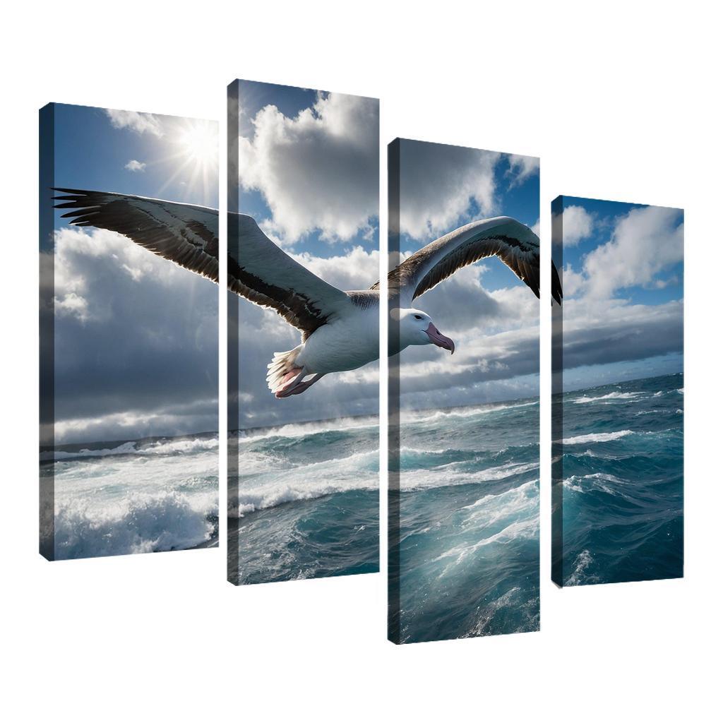 The Majestic Albatross Master Of The Winds Modern Paintings Frame