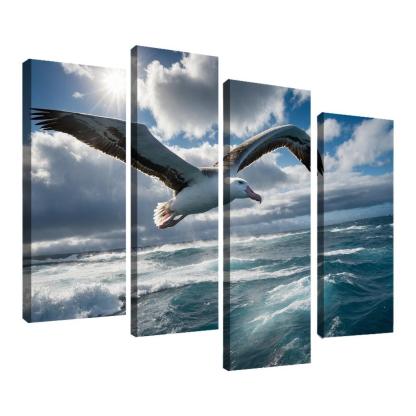 The Majestic Albatross Master Of The Winds Modern Paintings Frame