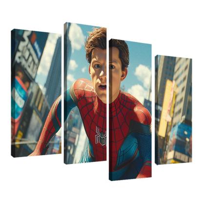 Tom Holland The Web-slinger With Heart Framed Paintings