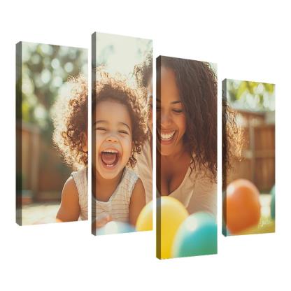 Echoes Of Laughter Celebrating Joy Custom Paintings Frame