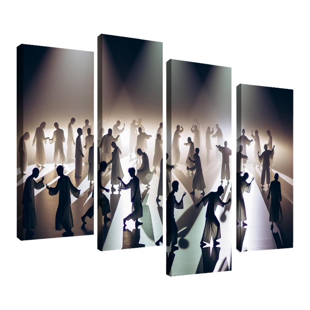 Butoh The Dance Of Darkness And Light Modern Paintings Frame