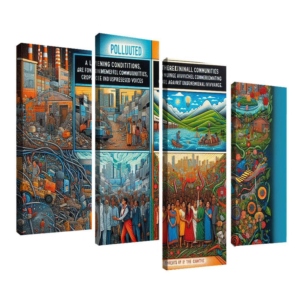 Healing Our Planet A Call For Environmental Justice Multi-panel Paintings